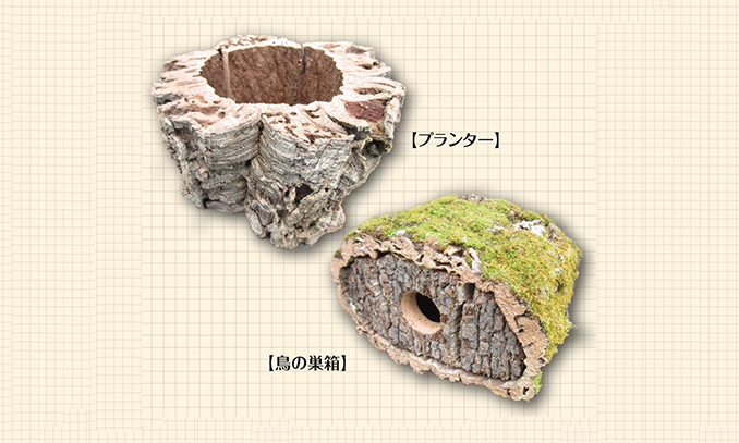 コルクの園芸用品